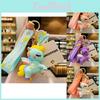 Bunter Kreativer Einhorn Schlüsselanhänger Umweltfreundliches PVC Perfektes Geschenk für Paare