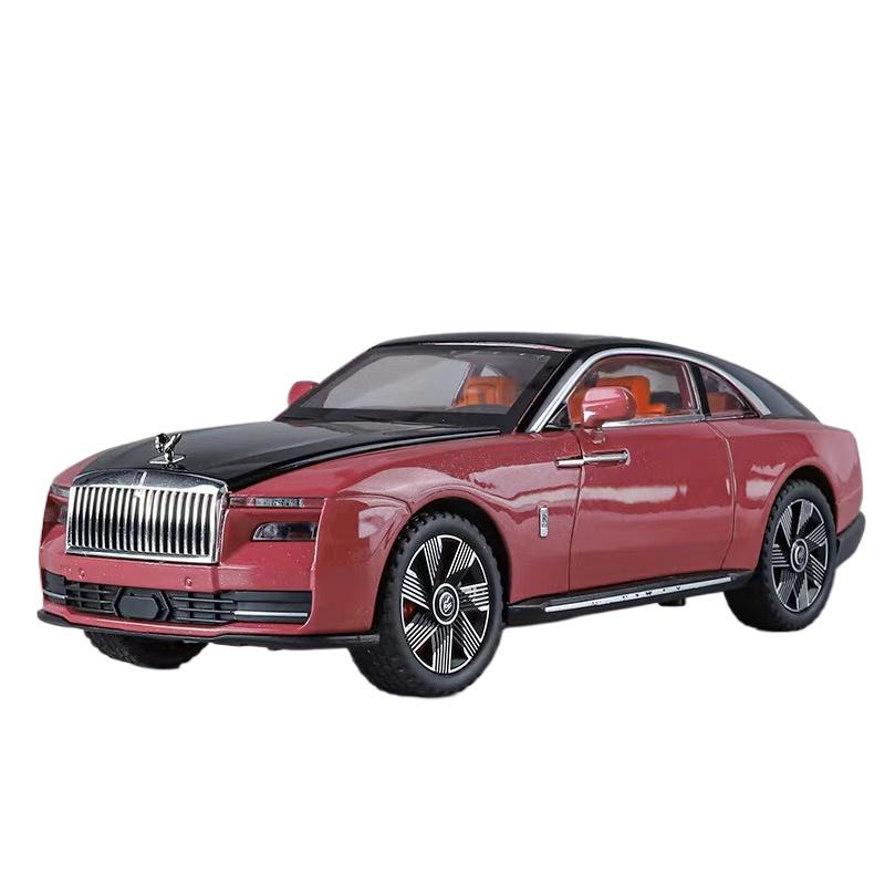 1/24 Rolls Royce Spectre Alloy Die Cast Toy Car Model Sound and Light Children's Toy Collectibles Birthday Gift