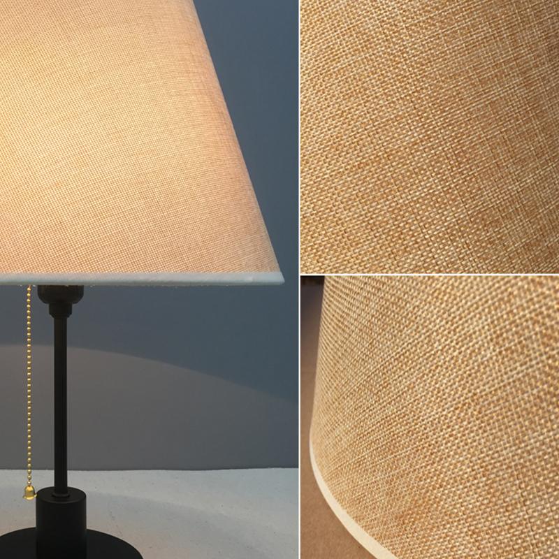 Table Lamp Shade Retro Linen Fabric Lampshade Bedroom Bedside Lamp Studies Hotel Wall Lamp Lampshade Floor Light Cover E27