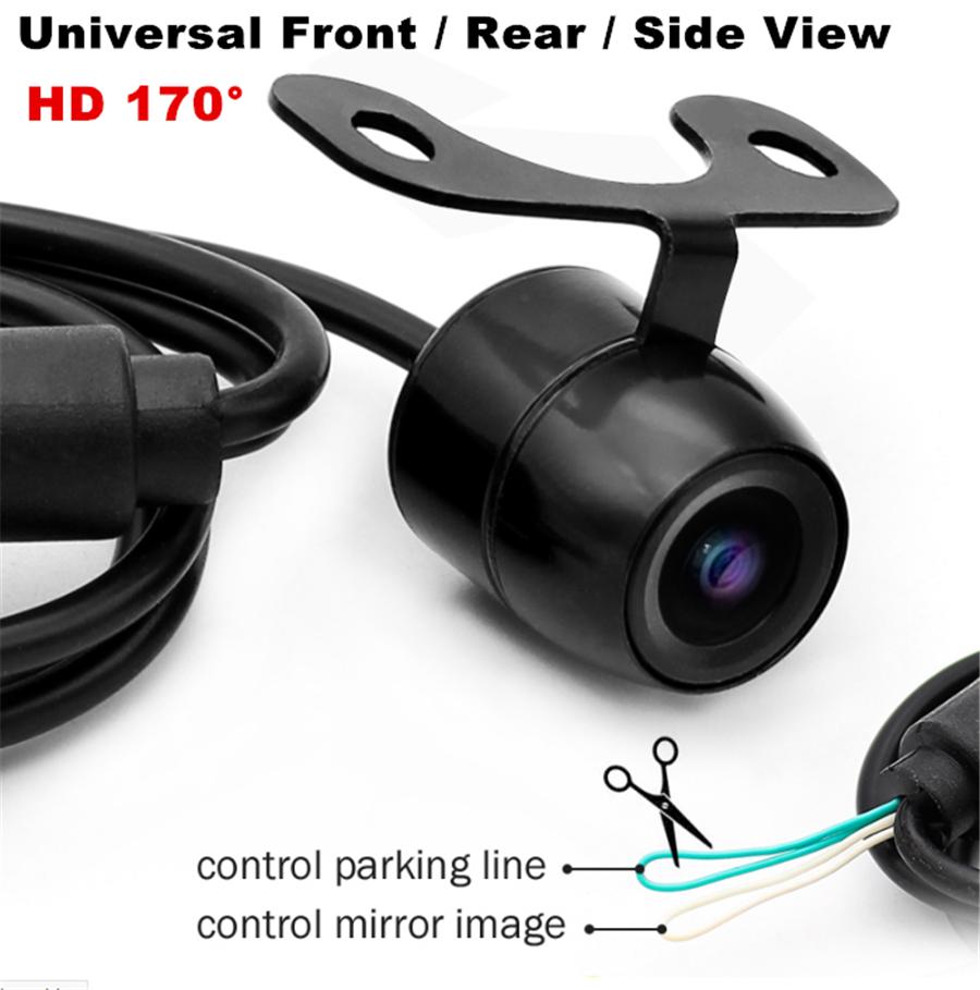 12V DC 520 TV Car Rear Front Side View Camera CCD 360 Degree Parking Waterproof