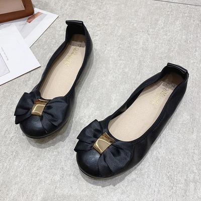 2026 Spring Summer Ballet Flats Women Single Shoes Flat Elegant Ladies Brand Shoes Soft Comfortable Plus Size 42