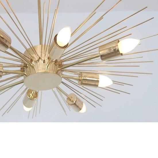 Wall Lamp Sconce Light 8 Light Wall Sconce Wall Light Fixtures Brass Sputnik Sconce Wall Lamp