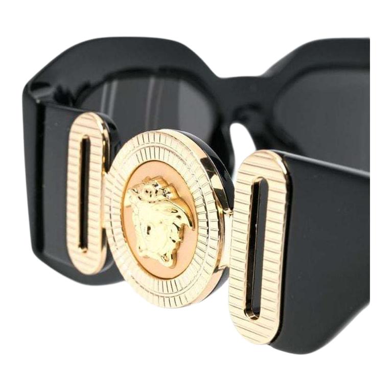 Versace Casual Minimalist Irregular Shape Sunglasses Men Sunglasses VE4425UGB187
