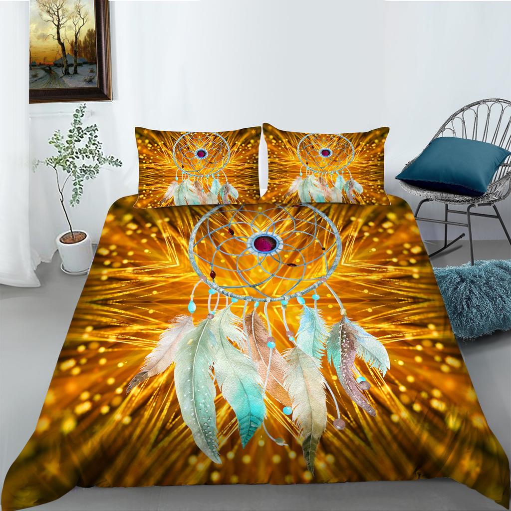 Wish A Bedding Two Or Three Piece Dream Catcher Series 3D Digital Printing Polyester