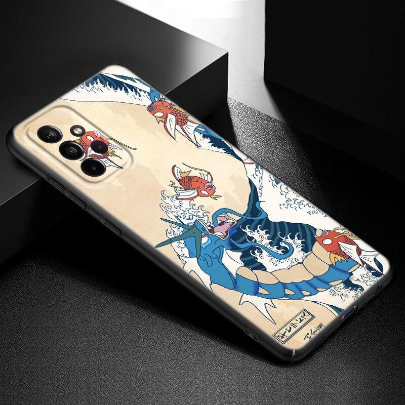 Japanische Welle Anime Drache Handyhülle Für Samsung A21 A30 A50 A52 S A13 A22 A32 A33 A53 A73 5G A11 A12 A31 A51 A70 A71 A72 Hülle