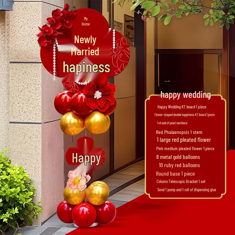 KT Board Balloon Wedding Decoration Arch for Aisle or Courtyard