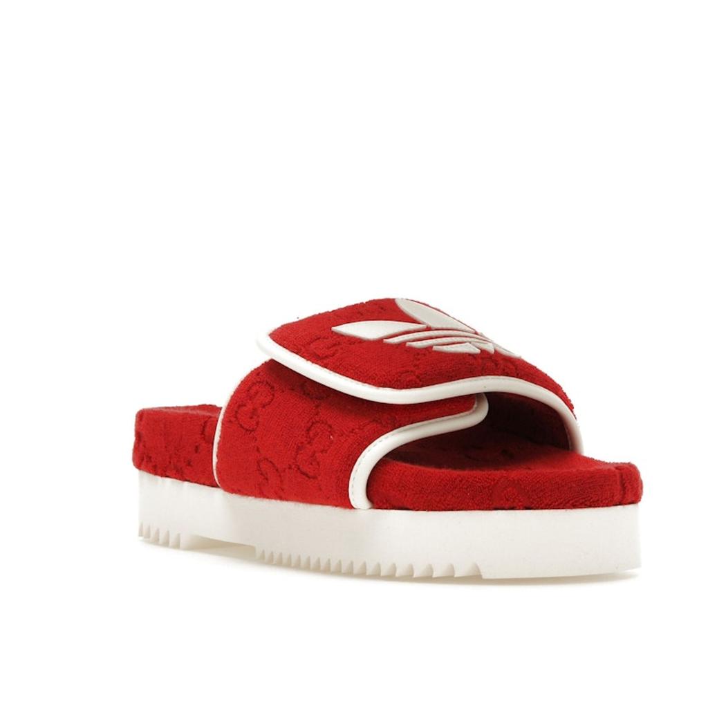 Adidas GG Platform Sandal Red Cotton Sponge Women Sneakers 702398-UU010-6560