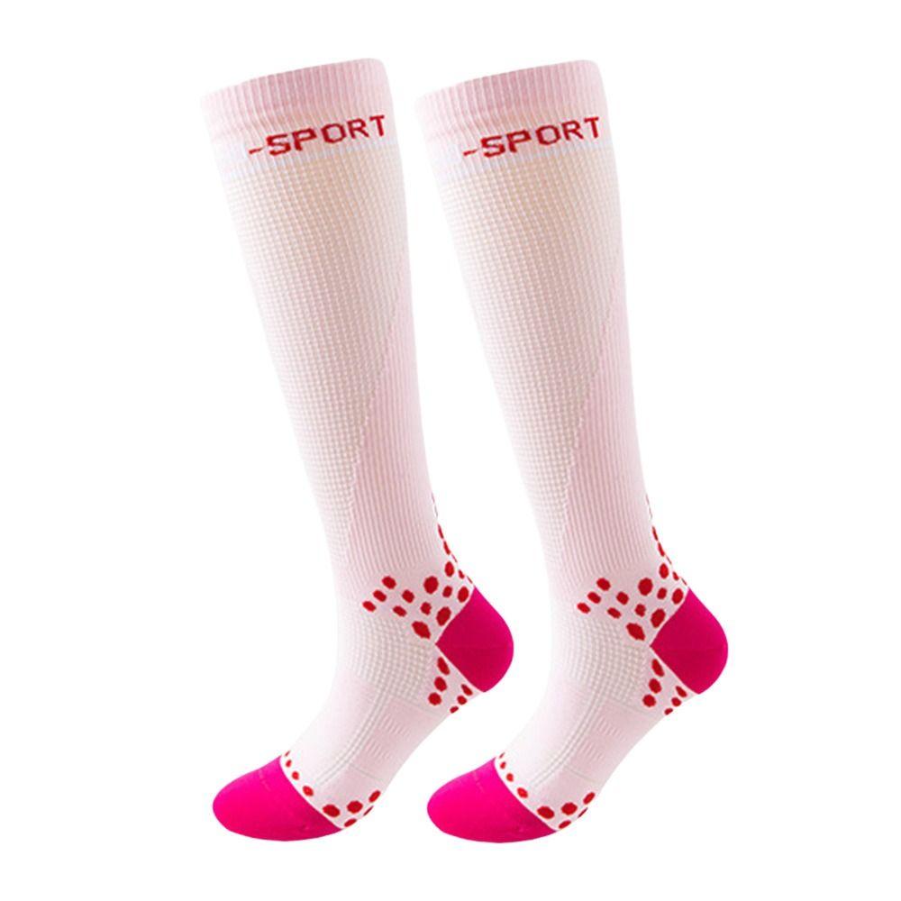 Mesh Cycling Socks Breathable Muscle Compression Socks Professional Sports Leg Socks  Women