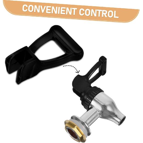 2Pcs Hot Water Dispenser Lever Easy Install Faucet Handle for Insulated Beverage Tea Bucket Dispenser for Home Office Shops Versatile Replacement