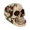 Nemesis Now - Figurine Rose from Beyond Skull 15cm, Ivoire