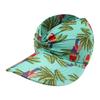 Fashion Anti-UV Summer Visors Hat Empty Top Breathable Empty Top Hat Wide Large Brim Flora Printing Sun Hat Woman