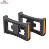 Mountain Bike Pedal Cleats Converter: Clipless To Flat with Straps & Reflectors