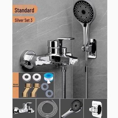 TLXT Shower Faucet System with 5-Function Shower Head