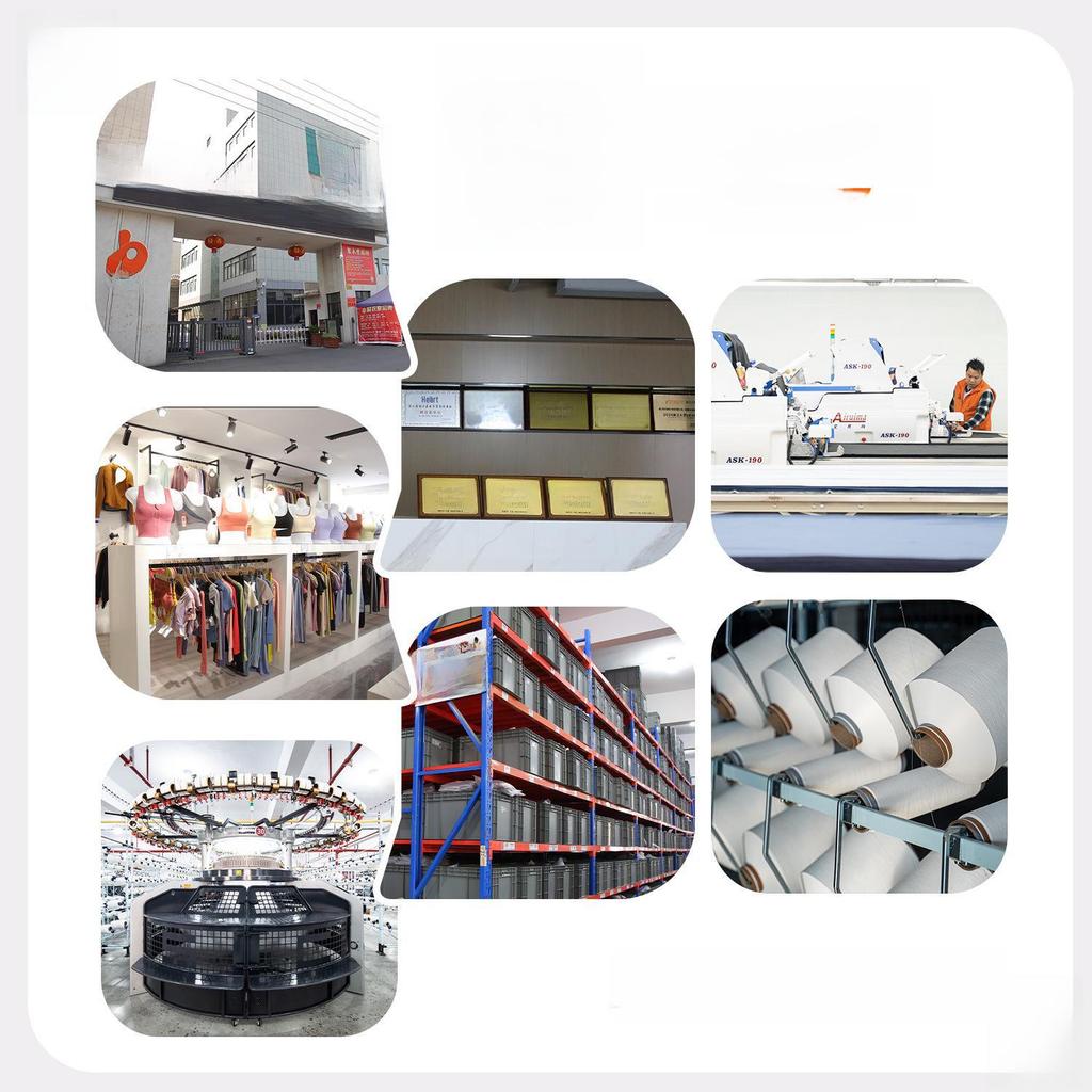 Juyitang Yoga-Top mit kurzen Ärmeln und hoher Elastizität – kein BH erforderlich 