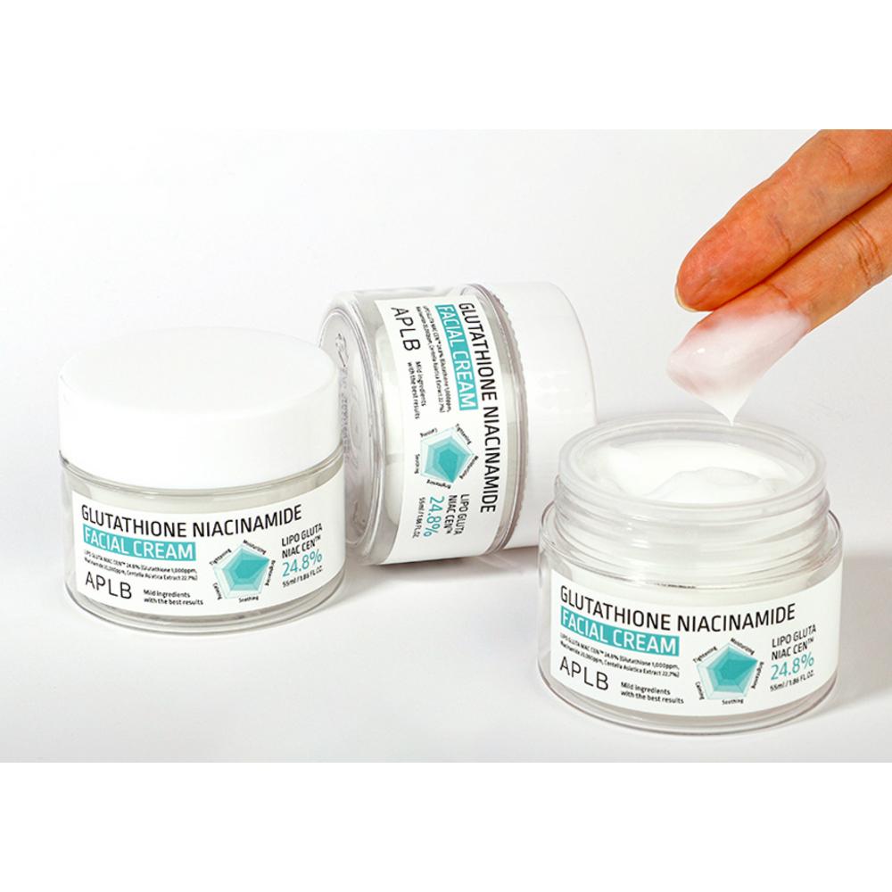 APLB Glutathione Niacinamide Facial Cream, 55ml, 1 Pack