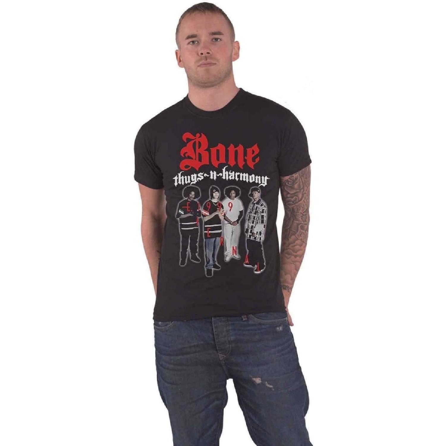 Bone Thugs N Harmony T Shirt Est 1999 Logo New Official Mens Black Size L XXXXXL разноцветный