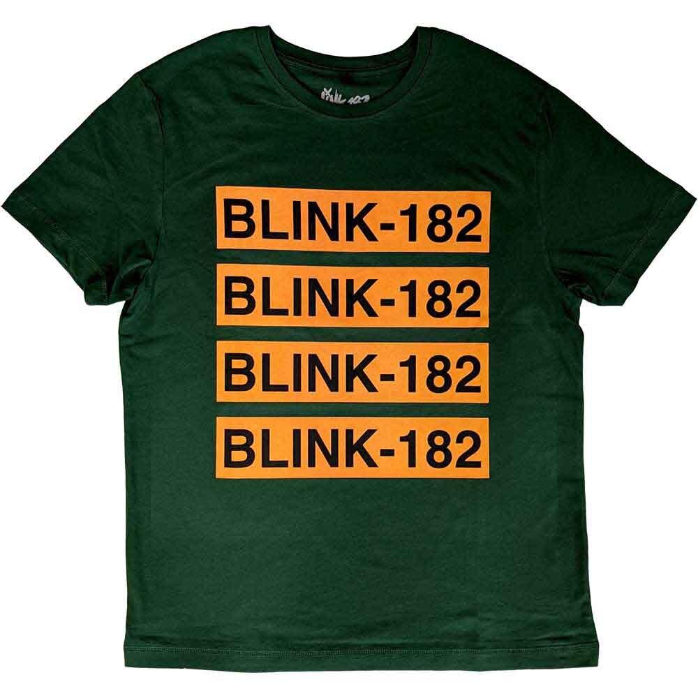Blink-182 Unisex T-Shirt: Logo Repeat (Medium) S