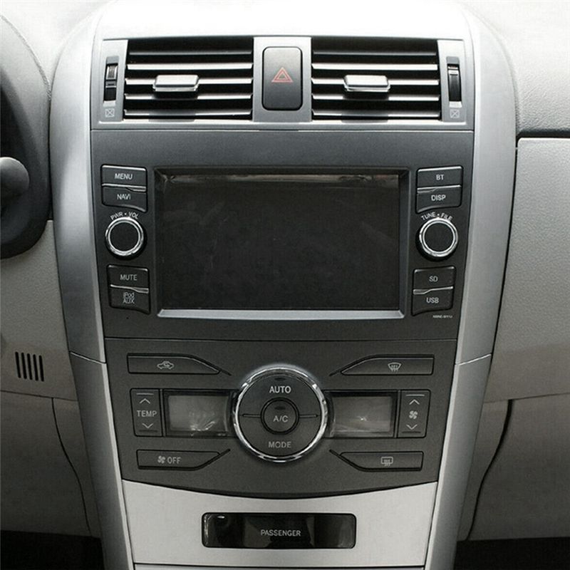 Powerful 1 Pair Dashboard For Toyota Corolla Altis 2007-2013 ABS Carbon Fibre Consoles Outlets Lower Trim