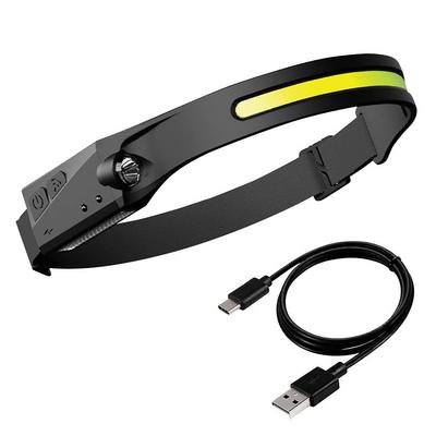 ORIGINCOM USB Wiederaufladbar Vorne Leicht und mit Bewegungserkennung und Modus Perfekt für Notfall Fahrrad und Nachtarbeit COB-LED/XPE-LED
