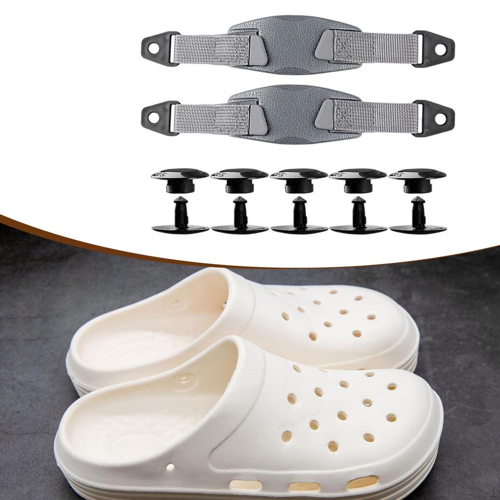 Hole Shoes Back Strap Anti Loose Removable EVA Shoe Ankle Belt for Slide Women