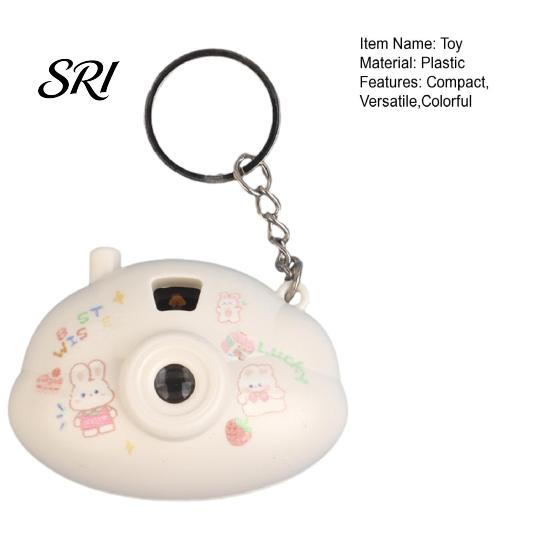 Handheld Projection Toy Mini Cartoon Camera Keychain with Slide Projector Light Kids Pendant for For Children Bags Backpacks Fun Gift & Grab
