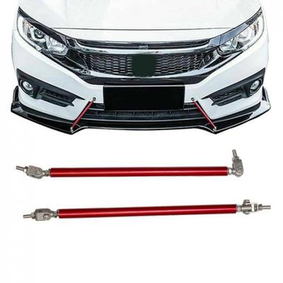8"-10" Adjustable Front Bumper Lip Splitter Strut Rod Tie Support Bars Spoiler A