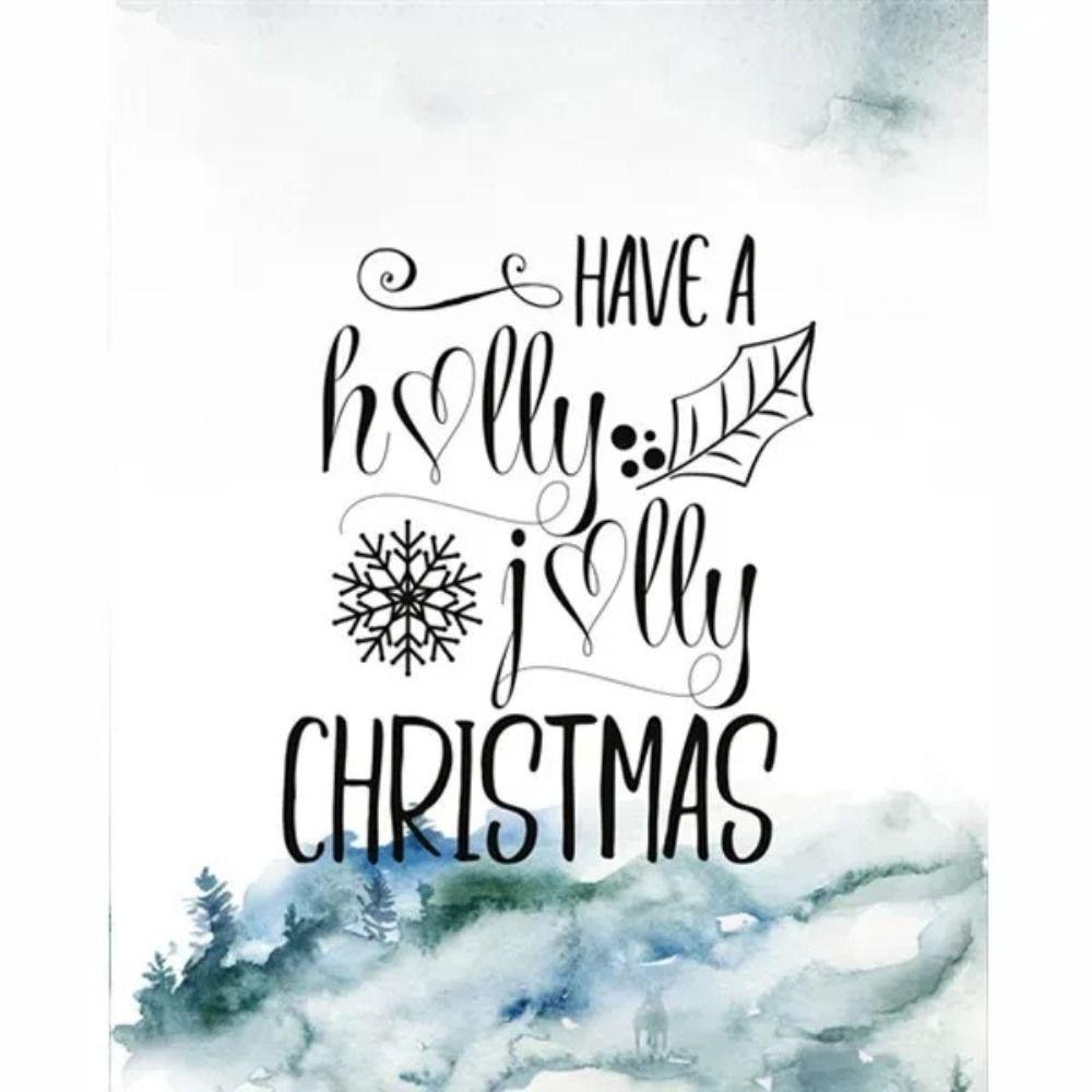 Vintage Christmas Metal Wall Decoration, Holiday Sticker Sign