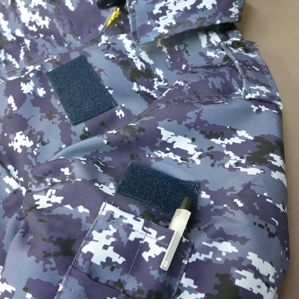 [Fuji Uniforms] Self-Defense Force Goods (Digital Camouflage Jumper) JMSDF Blouson for Cold Weather Outdoors (JP, Alphabet, M, JMSDF Camouflage)
