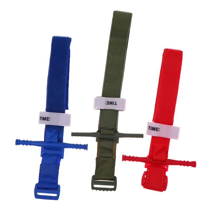 1 szt. Przenośny bezpieczny staz survivalowy bojowy staz obrotowy medyczny pas ratunkowy na kemping na zewnątrz, eksplorację