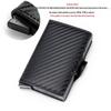 Carbon Fiber Anti-Demagnetization Card Holder Wallet - Multifunctional, Anti-Theft for Men