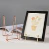 Rose Gold Nordic Iron Stand for Award or Photo Plates