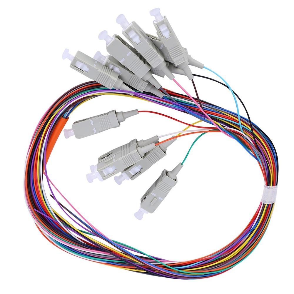 12Pole Fiber Pigtail Cable Multimode Multimode Pigtail SC/UPC Multimode Fiber Data Centers