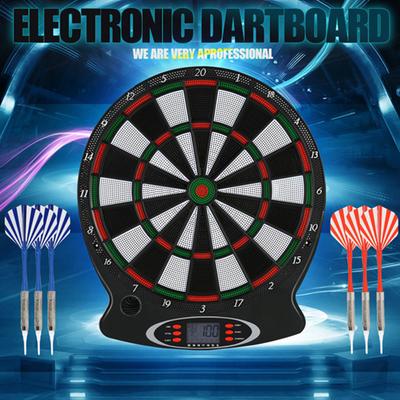 1 ud. Diana Electrónica Profesional Colgante Indicador de Puntuación LCD Juego de Dardos Con 6 uds. Dardos