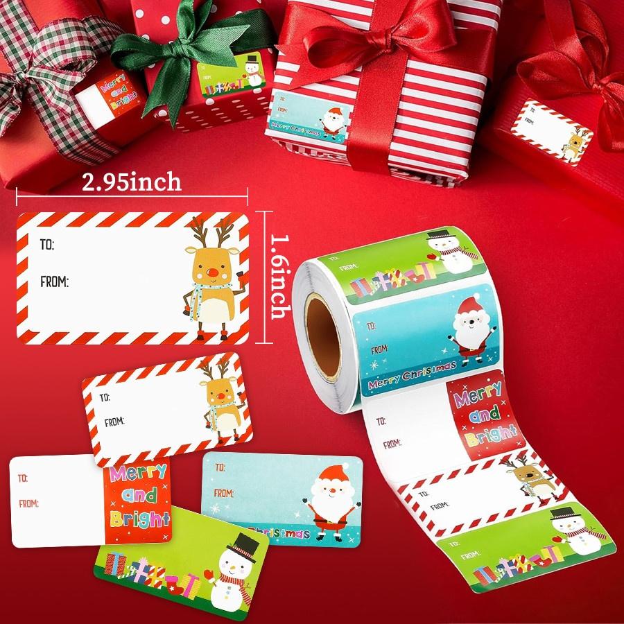 500 Stück/Rolle Umschlag Frohe Weihnachten Dekorationen Für Zuhause 2026 Weihnachten Xmas Siegel Aufkleber DIY Geschenke Weihnachtsgeschenkverpackung Aufkleber