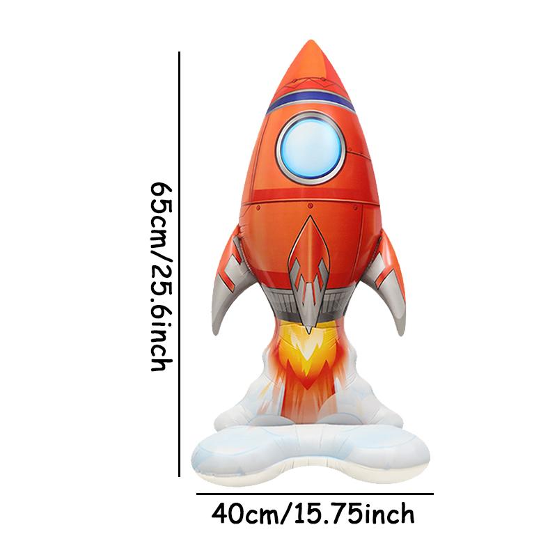 3D Astronaut Folienballon Raketenballons Weltraumballons Für Jungen Kinder Astronauta Universum Serie Weltraum Geburtstagsparty Deko