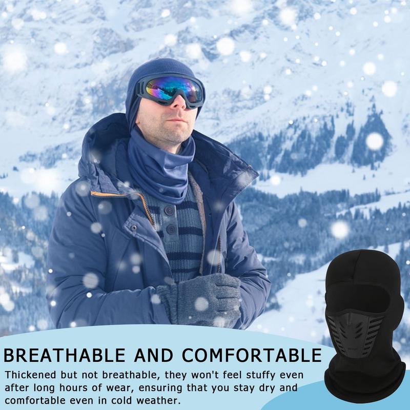 Hat With Face Masque Cycling Motorcycle Windproof Neck Warmer Winter Masques And Scarves For Men Women Cold Weather Skiing