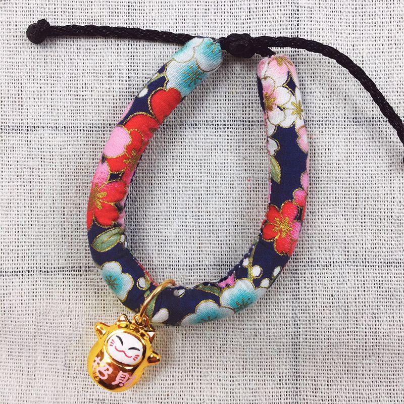 

Японский стиль кошачий ошейник с колокольчиком кошачье ожерелье кошачий ошейник тедди бишон шлейка для маленькой собаки кошачий бренд товары для питомцев XS(15-25cm) Blue car chrysanthemum