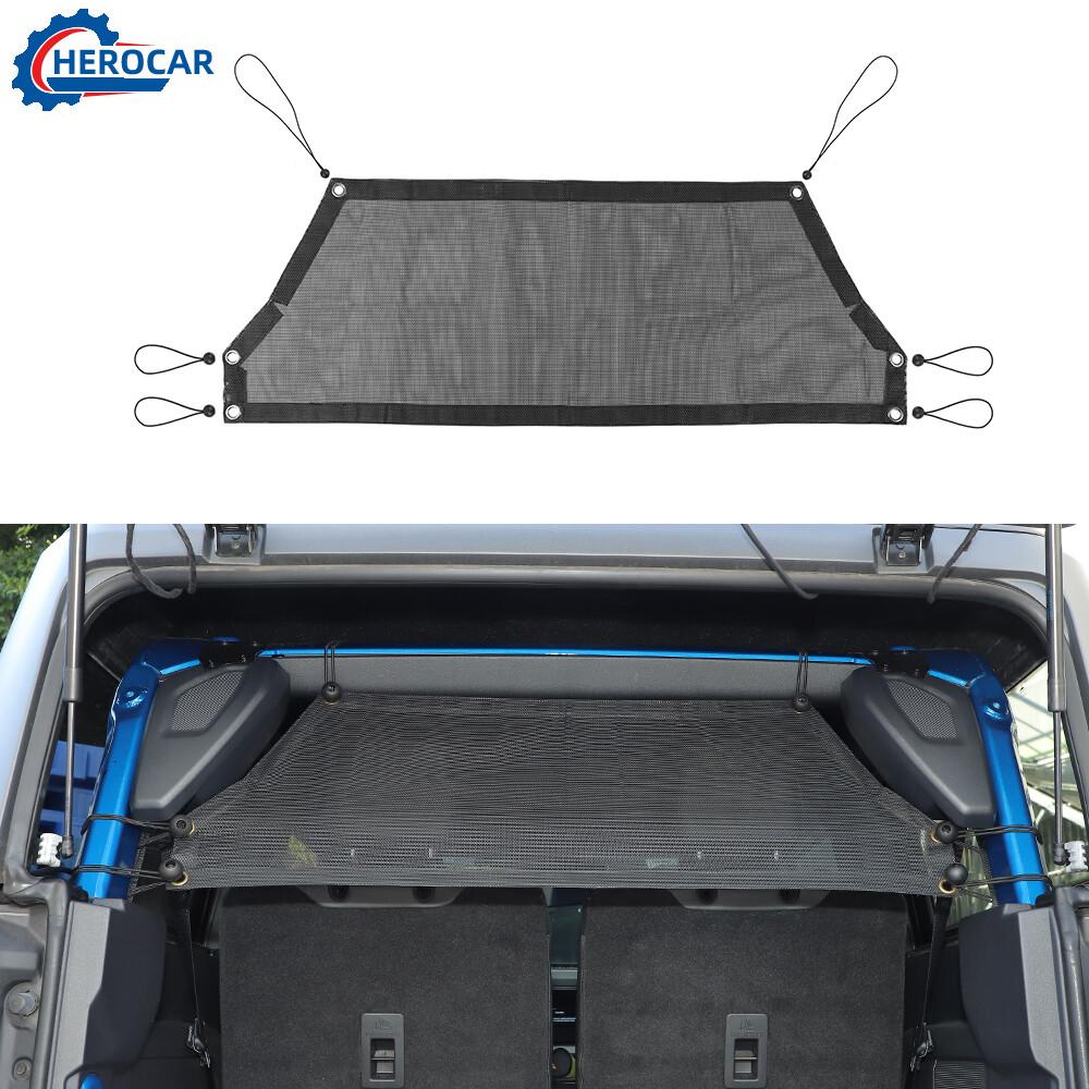Rear Trunk Sunshade Mesh ect Proof Soft Top  For Bronco +2 doors Black