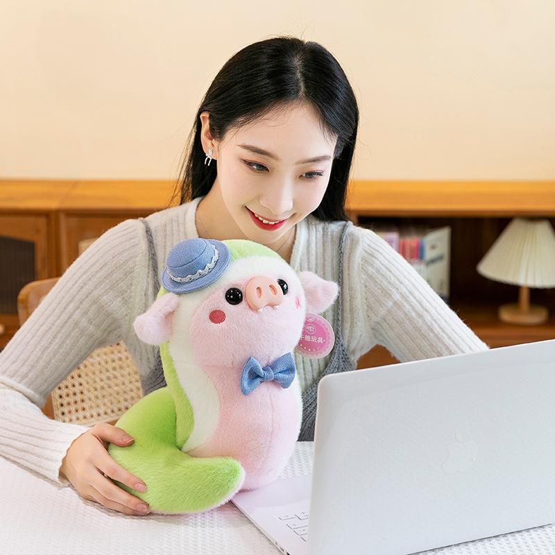 Year of the Snake Mascot Pig Snake Doll Cute Simulation Snake Plush Toy Year Red Goods Gifts Furniture Ornament