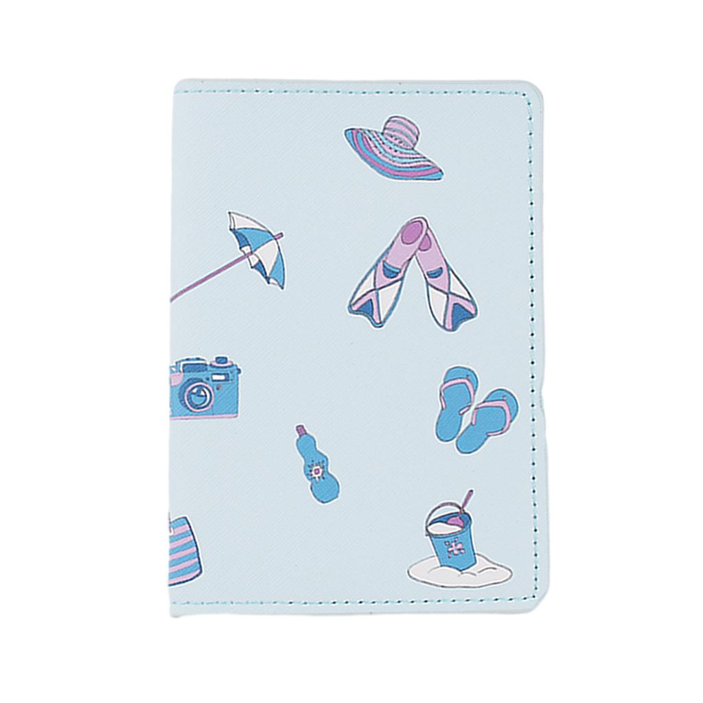 Cestovní pouzdro na pas s potiskem Organizér na dokumenty Vodotěsný kožený držák na letenky Ochranné pouzdro pro ženy muže