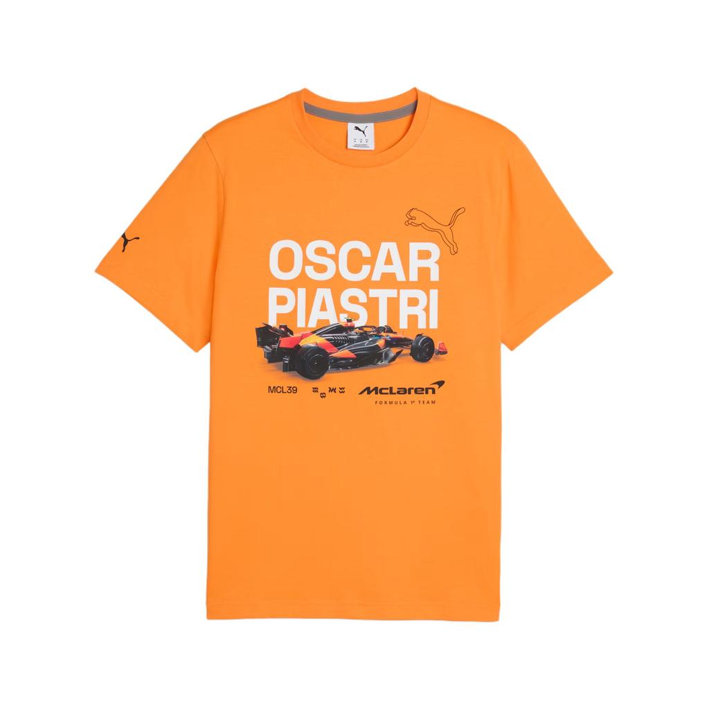 Puma X McLaren Piastri Team Soft Crew Neck Short Sleeve T-Shirt Men Tops 637452-03