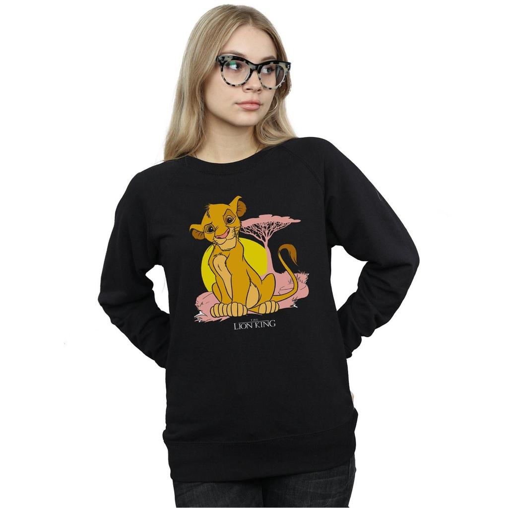 Disney Womens/Ladies The Lion King Simba Pastel Sweatshirt