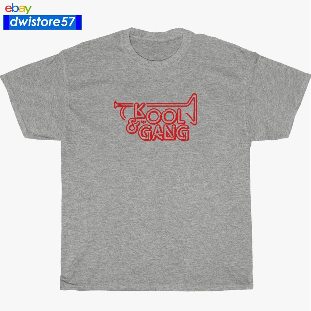 Kool & The Gang Soul R&B Music Group Logo Black/Navy/Gre wbr/ y Men s T-Shirt S-5XL Unisex T-Shirt XL