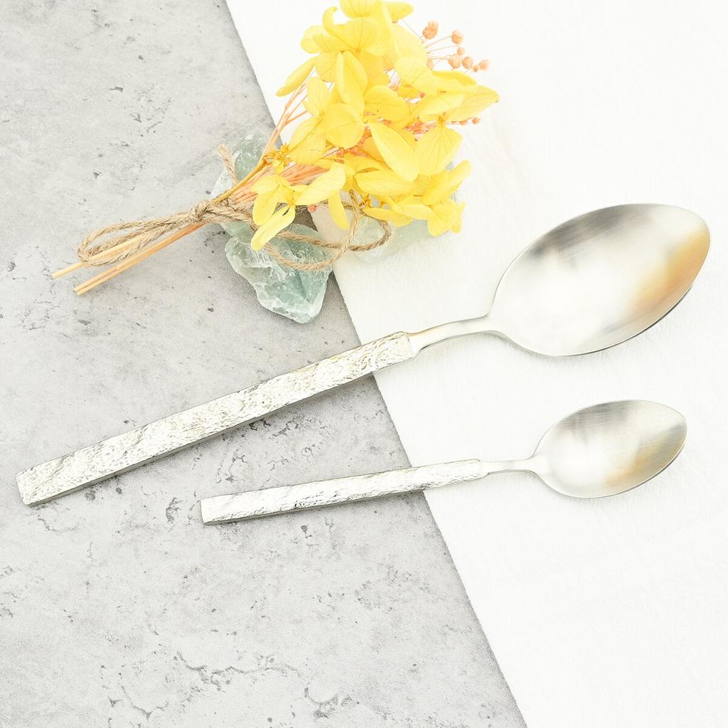 4 Pcs Vintage Knife Fork Coffee Spoon Cutlery Set 304 Stainless Steel Dinnerware Set Dinner Tableware Service For 1 Flatware Home Kitchen Silverware