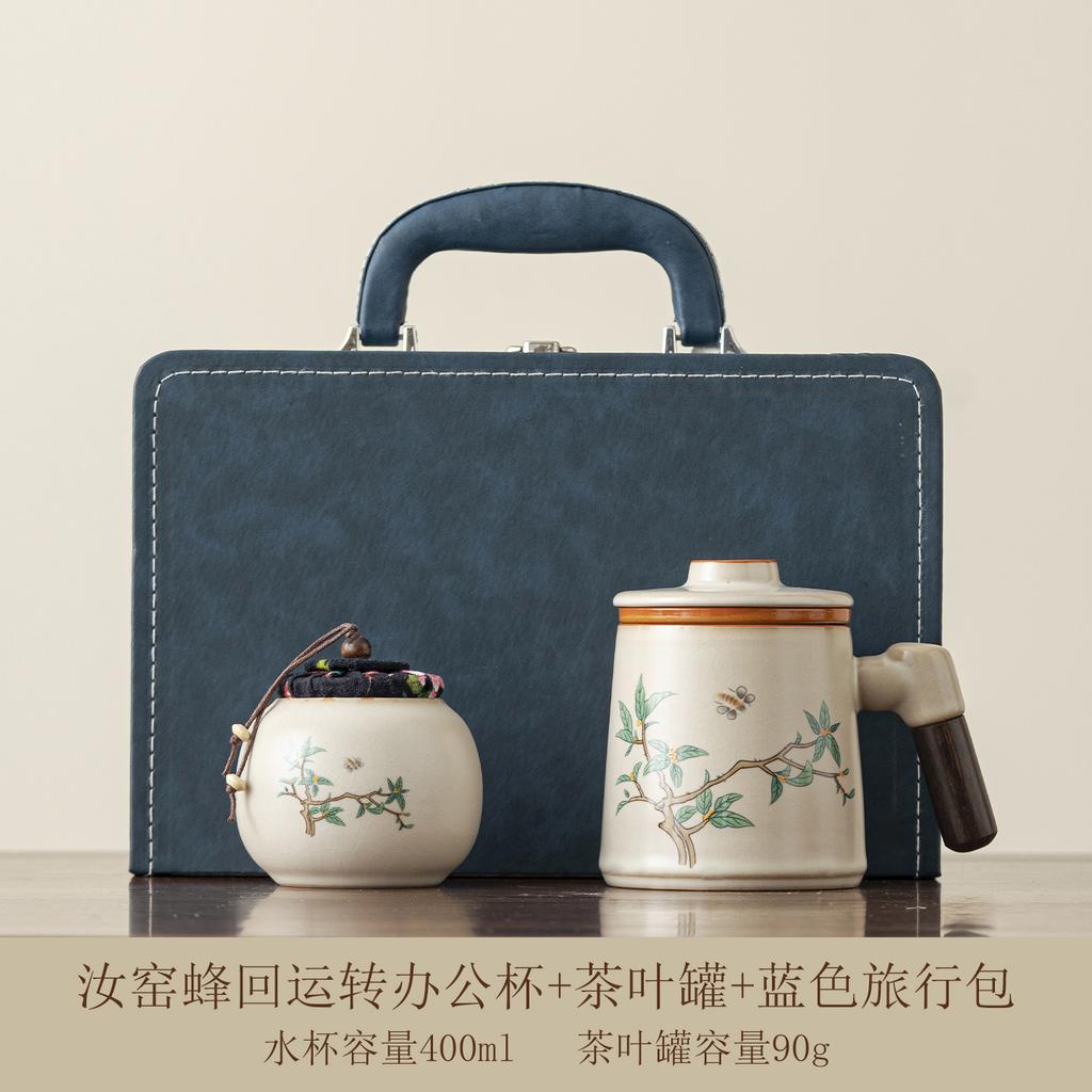 Teacup ceramic high-end personal special tea drinking cup office tea separation tea cup master cup souvenir