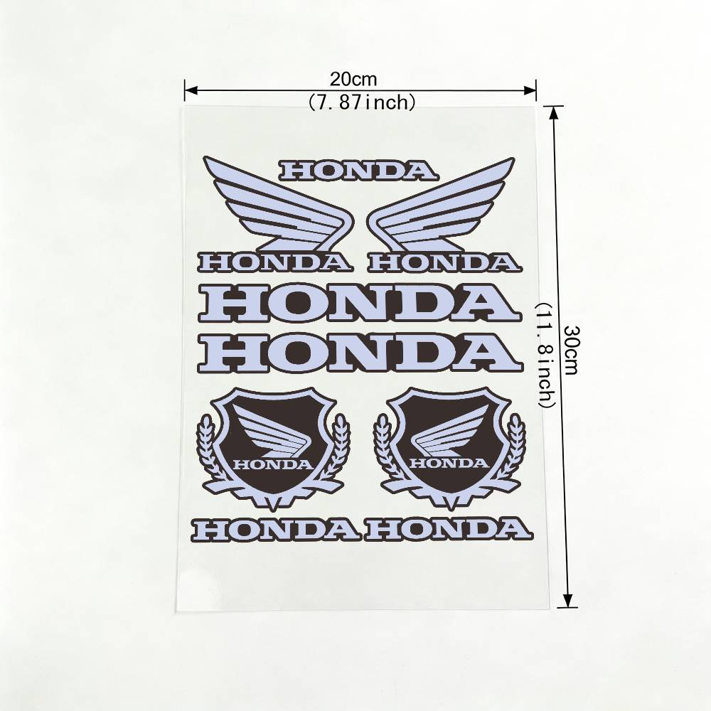 For Honda 18 colors Reflective motorcycle stickers, 3M safety warning at night in the dark scooter helmets UO2