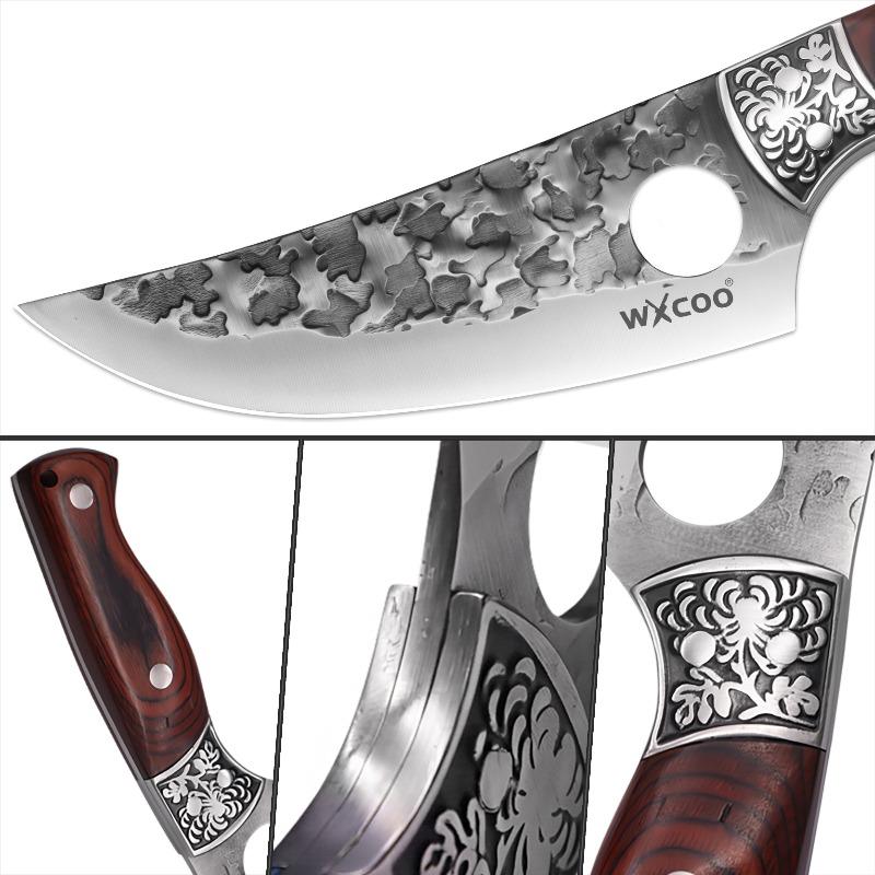 Nerezová Santoku Univerzální Škrabka Jedinečné Nože Ostrý Sashimi Nůž Kuchyňský Víceúčelový Nůž Nůž na Hovězí Rybí Maso Sekáček Vykosťovací Nůž