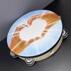 Natural Wood Musical Instruments Ergonomic Tambourines Perfect for Professional Player Students and Party Entertainment