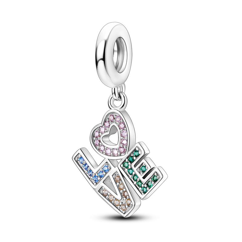 Herz Schöne Dinge Serie Charms Perlen Anhänger Passen Original Feine Armbänder DIY Schmuck Geschenk