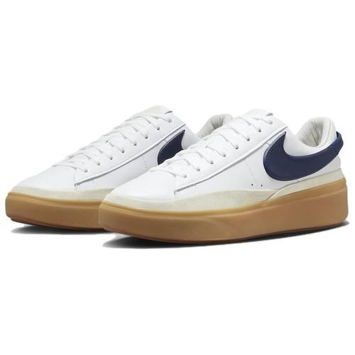 Nike Blazer Phantom Low White Midnight Navy Gum - Hf3119-102